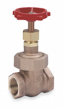 Milwaukee Valve Gate Valve, Valve Class Class 200, Bronze, FNPT Connection Type, Pipe Size - Valves 3/4 in - 1176 3/4"