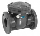 Top Brand Check Valve, 4 in, Single, Inline Swing, PVC, Flange x Flange - SCOV111