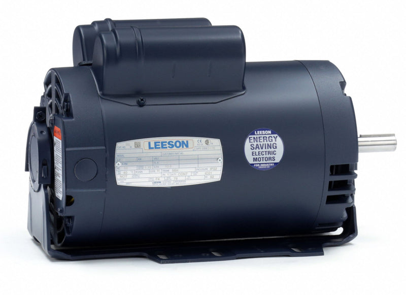 Leeson 2 HP 50 Hz Motor,Capacitor-Start,1440 Nameplate RPM,220 Voltage,Frame 56H - 114233