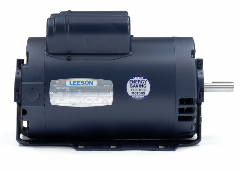 Leeson 2 HP 50 Hz Motor,Capacitor-Start,1440 Nameplate RPM,220 Voltage,Frame 56H - 114233