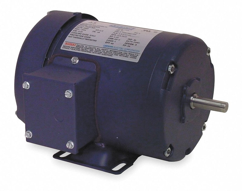 Leeson 1/2 HP 50 Hz Motor,3-Phase,2850 Nameplate RPM,220/380/440 Voltage,Frame 48 - 102690