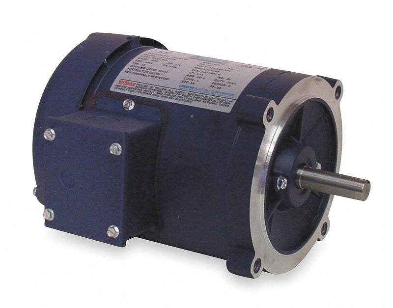 Leeson 1/3 HP 50 Hz Motor,3-Phase,2850 Nameplate RPM,220/380/440 Voltage,Frame 56C - 102687
