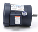 Leeson 1/2 HP 50 Hz Motor,3-Phase,1425 Nameplate RPM,220/380/440 Voltage,Frame 56C - 114891