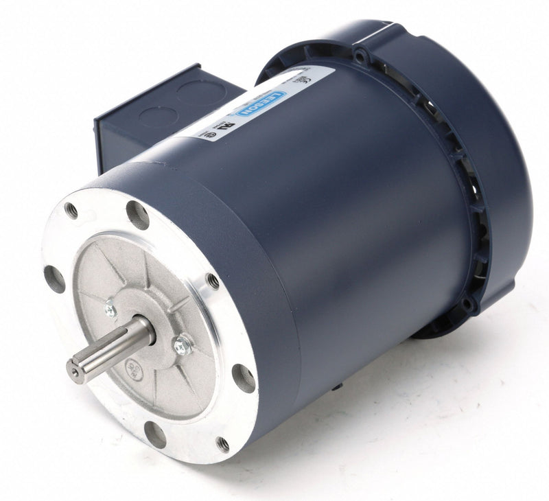 Leeson 3/4 HP 50 Hz Motor,3-Phase,1425 Nameplate RPM,220/380/440 Voltage,Frame 56C - 114894