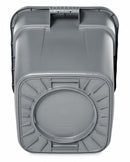 Rubbermaid 28 gal Square Trash Can, Plastic, Gray - FG352600GRAY