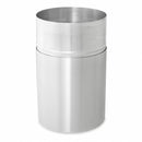 Rubbermaid 35 gal Round Fire-Resistant Trash Can, Metal, Silver - FGAOT35SA