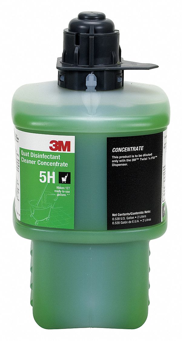 3M Cleaner and Disinfectant For Use With 3M(TM) Twist 'n Fill(TM) Chemical Dispenser, 1 EA - 5H