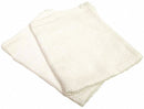 Top Brand Cloth Rag, Terry Cloth, White, 14 in x 17 in, PK 12 - 51702