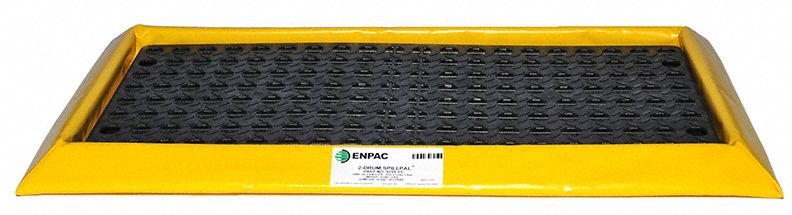 Enpac Flexible Spill Containment Pallet, Uncovered, 12 gal Spill Capacity - 5755-YE-G