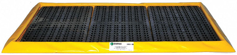 Enpac Flexible Spill Containment Pallet, Uncovered, 36 gal Spill Capacity - 5770-YE-G