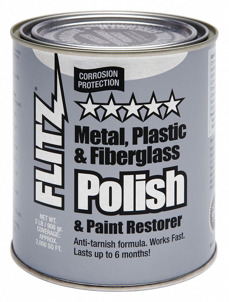 Flitz Metal Restorer, 2 lb. Cleaner Container Size, Non Aerosol Can Cleaner Container Type - CA 03518-6