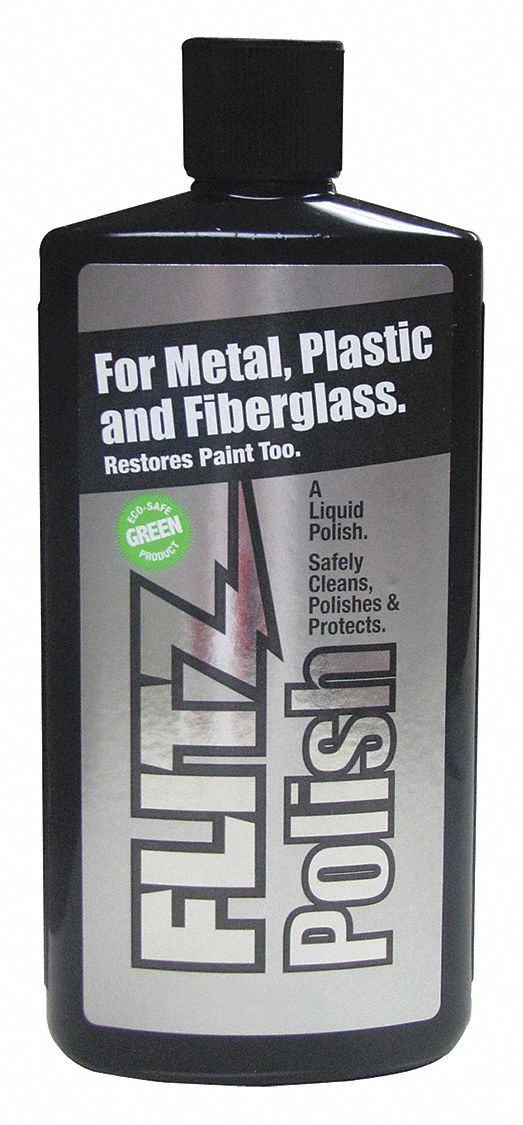 Flitz Metal Polish, 7.60 oz. Cleaner Container Size, Bottle Cleaner Container Type, Mild Fragrance - LQ 04587