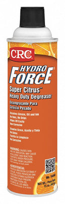CRC Degreaser, 20 oz Cleaner Container Size, Aerosol Can Cleaner Container Type, Unscented Fragrance - 14440