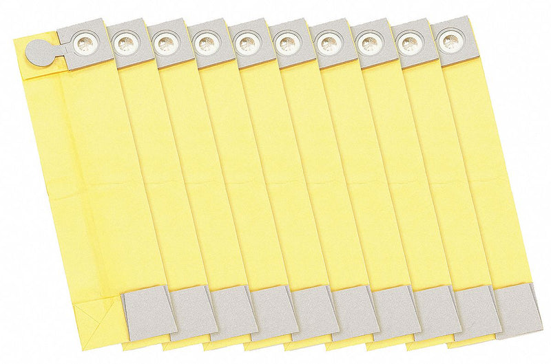 Dayton Vacuum Bag, Paper, 2-Ply, Standard Bag Filtration Type, For Vacuum Type Upright Vacuum - 4JMU7