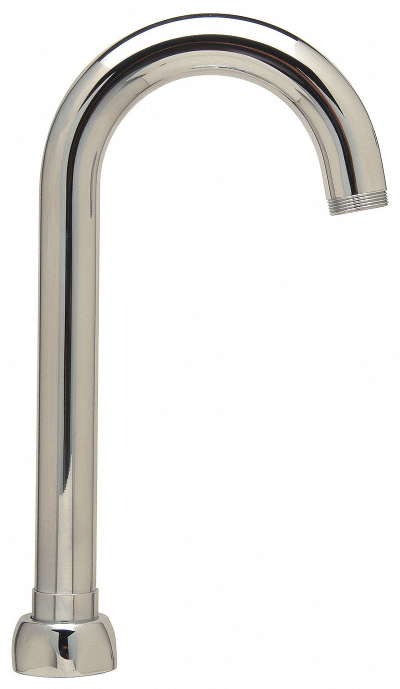 Zurn Spout, Fits Brand T&S Brass, Faucet Spout Shape Gooseneck - G67851