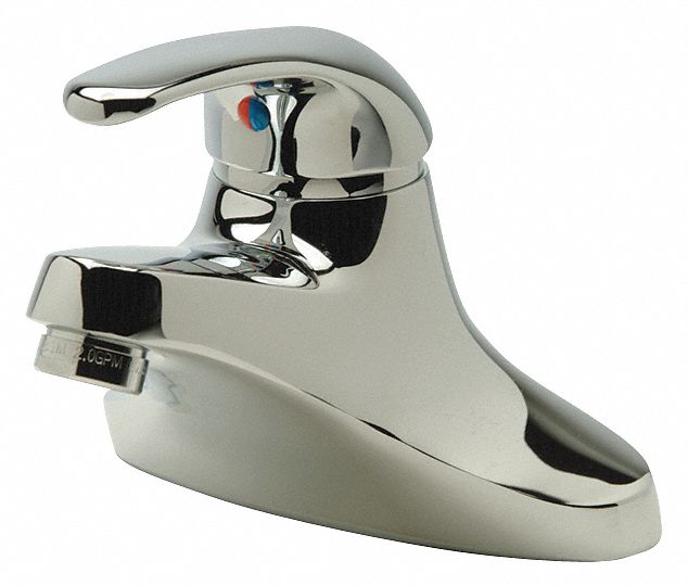 Zurn Chrome, Low Arc, Bathroom Sink Faucet, Manual Faucet Activation, 2.20 gpm - Z81000-XL