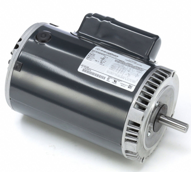 Marathon Motors 3 HP Jet Pump Motor, Capacitor-Start, 3450 Nameplate RPM, 115/230 Voltage, 56C Frame - 5KCR48TN2142T