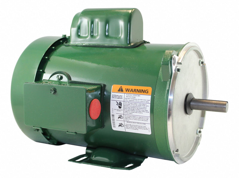 Dayton 1 HP Auger Drive Motor,Capacitor-Start,1725 Nameplate RPM,115/230 Voltage,Frame 56Y - 4K997