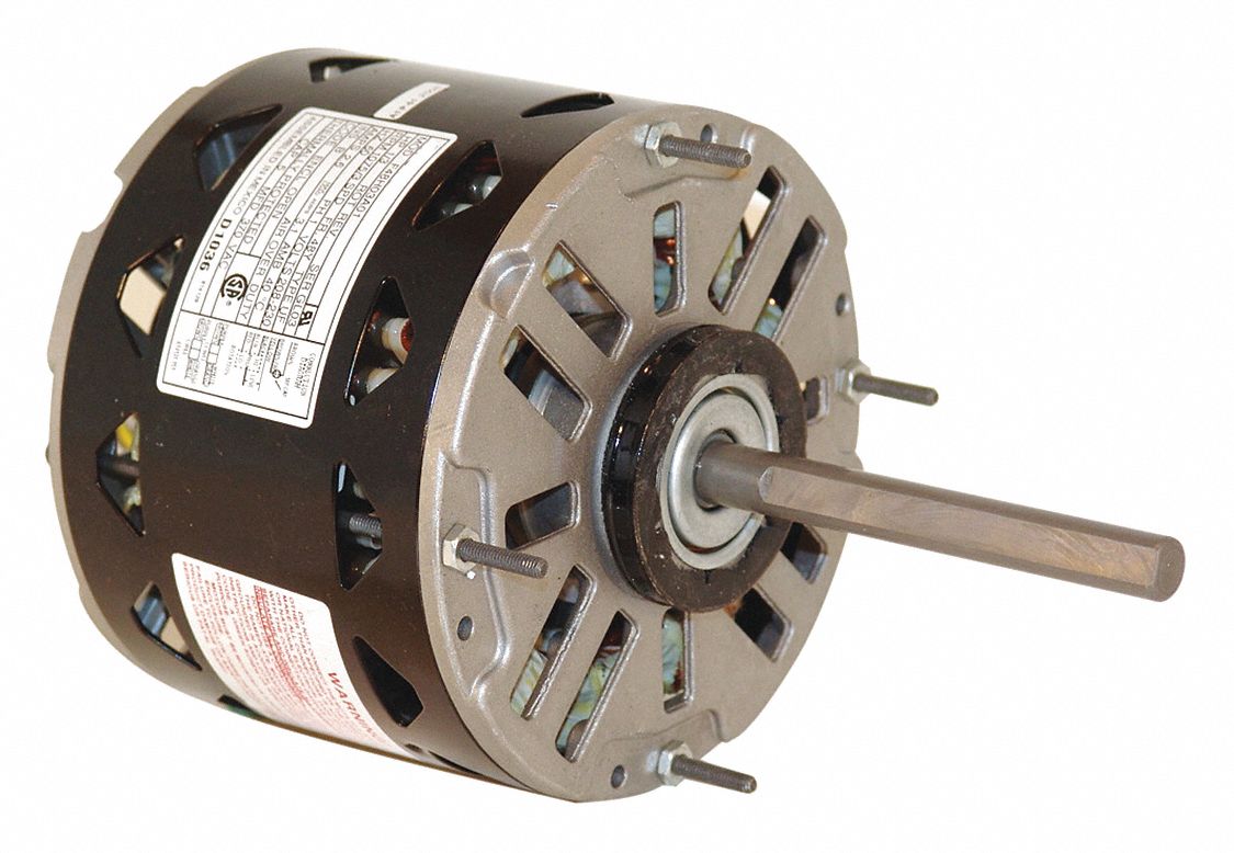Century 1/3 HP Direct Drive Blower Motor, Permanent Split Capacitor, 1075 Nameplate RPM, 208-230 Voltage - D0004