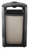 Rubbermaid 50 gal Square Ashtray/Trash Can, Plastic, Black - FG397501BLA