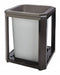 Rubbermaid 35 gal Square Trash Can, Plastic, Sable - FG397200SBLE