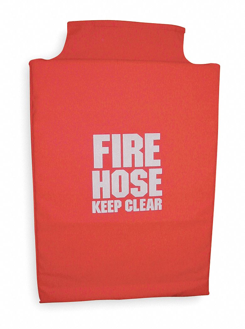 Moon American Fire Hose Cover, Vinyl Coated Nylon, Red, For Use With MFR No. 142-15 - 139-29