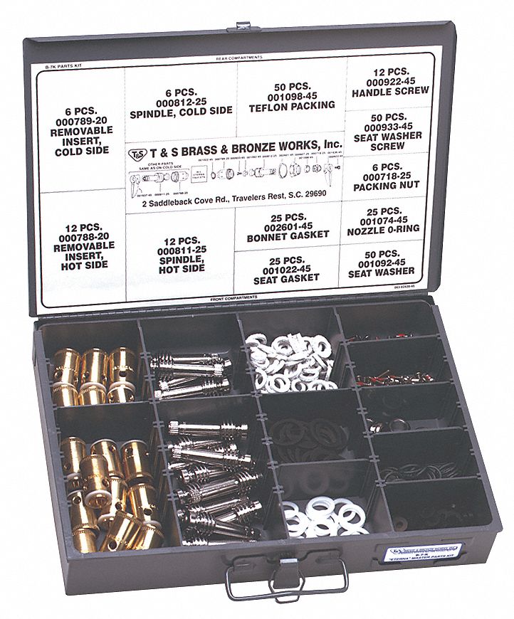 T&S Brass Master Faucets Parts Kit, Fits Brand T&S Brass - B-7K