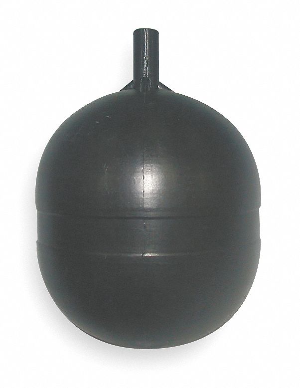 Dayton Round Float Ball, 4 in dia., Polyethylene - 4KU65