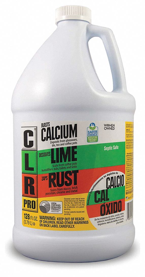 CLR Calcium, Lime and Rust Remover, 1 gal. Cleaner Container Size, Jug Cleaner Container Type - G-CL-4
