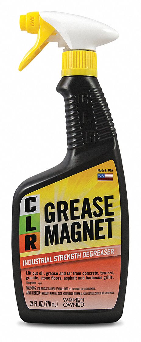 CLR Cleaner/Degreaser, 26 oz Cleaner Container Size, Trigger Spray Bottle Cleaner Container Type - G-GM-26