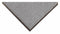 Condor Indoor Entrance Mat, 3 ft L, 4 ft W, 3/8 in Thick, Rectangle, Gray - 8X510