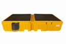 Ultratech IBC Containment Unit, Uncovered, 535 gal Spill Capacity, 8,000 lb - 1140