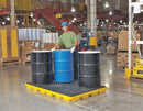 Ultratech Spill Containment Pallets, Uncovered, 66 gal Spill Capacity, 9,000 lb - 1175