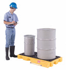 Ultratech Spill Containment Pallets, Uncovered, 88 gal Spill Capacity, 3,000 lb - 2329