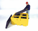 Ultratech Tarp, Vinyl, For Use With IBC Spill Pallet, 63 1/2 in Length, 63 1/2 in Width, 52 in Height - 1159