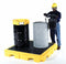 Ultratech Spill Containment Pallets, Uncovered, 75 gal Spill Capacity, 9,000 lb - 9630