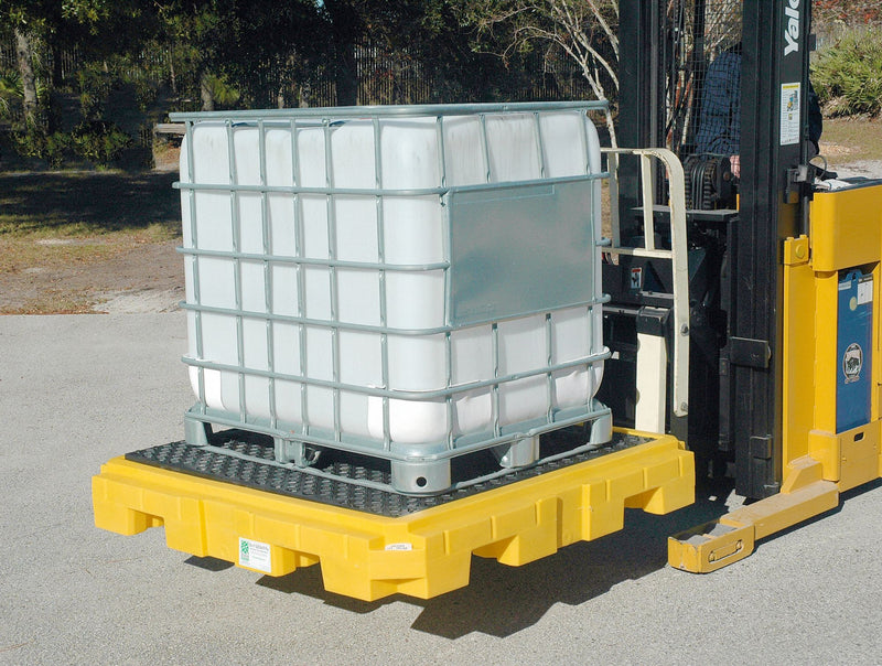 Ultratech Spill Containment Pallets, Uncovered, 75 gal Spill Capacity, 9,000 lb - 9630