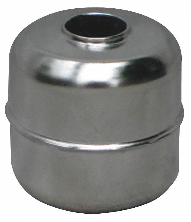 Naugatuck Oblong Tubed Magnetic Float Ball, 0.77 oz, 1 3/8 in dia., Stainless Steel - GR-750DN