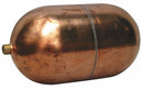 Naugatuck Oblong Float Ball, 24.0 oz, 6 in dia., Copper - GR6X1021CU