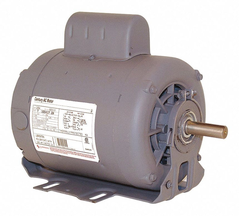 Century 3/4 HP Belt Drive Motor, Capacitor-Start, 3450 Nameplate RPM, 115/208-230 Voltage, Frame 56 - B642