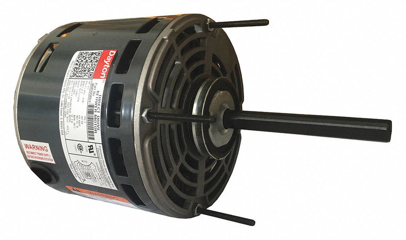 Dayton 1/3 HP Direct Drive Blower Motor, Permanent Split Capacitor, 1075 Nameplate RPM, 208-230 Voltage - 4M099