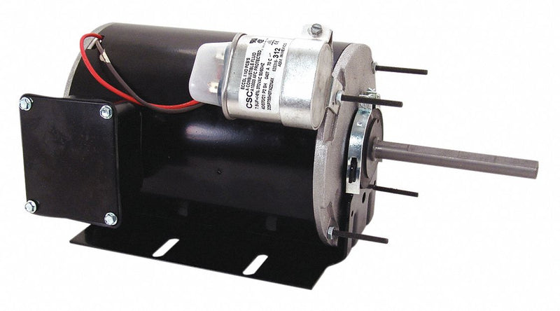 Century 1/2 HP Condenser Fan Motor,Permanent Split Capacitor,1075 Nameplate RPM,208-230/460 Voltage,Frame 48 - FB1056TE
