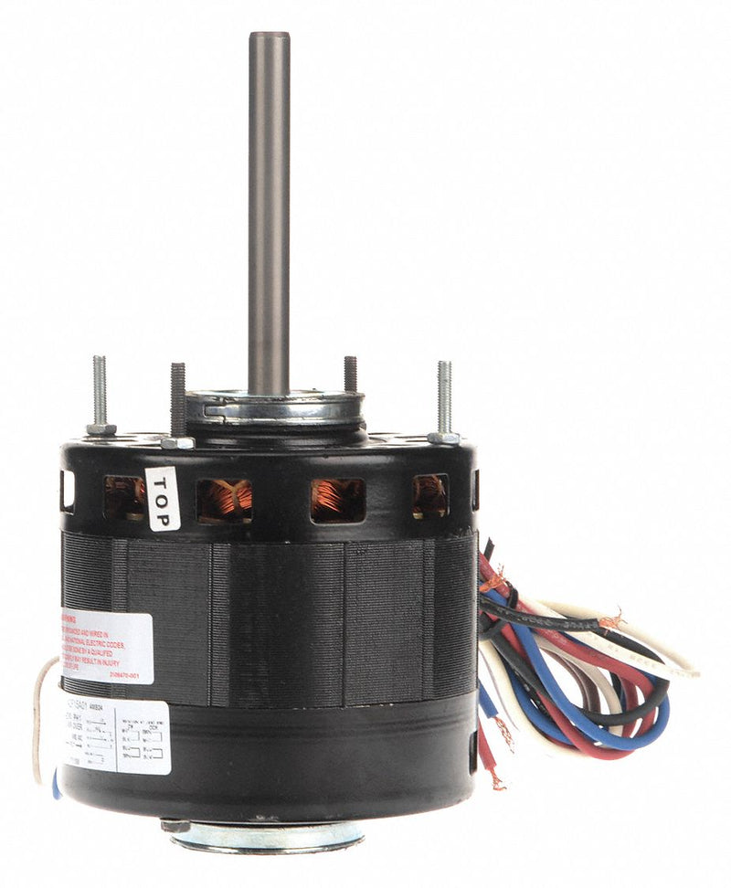 Century 1/4 HP Direct Drive Blower Motor, Permanent Split Capacitor, 1075 Nameplate RPM, 230 Voltage - B6520V1