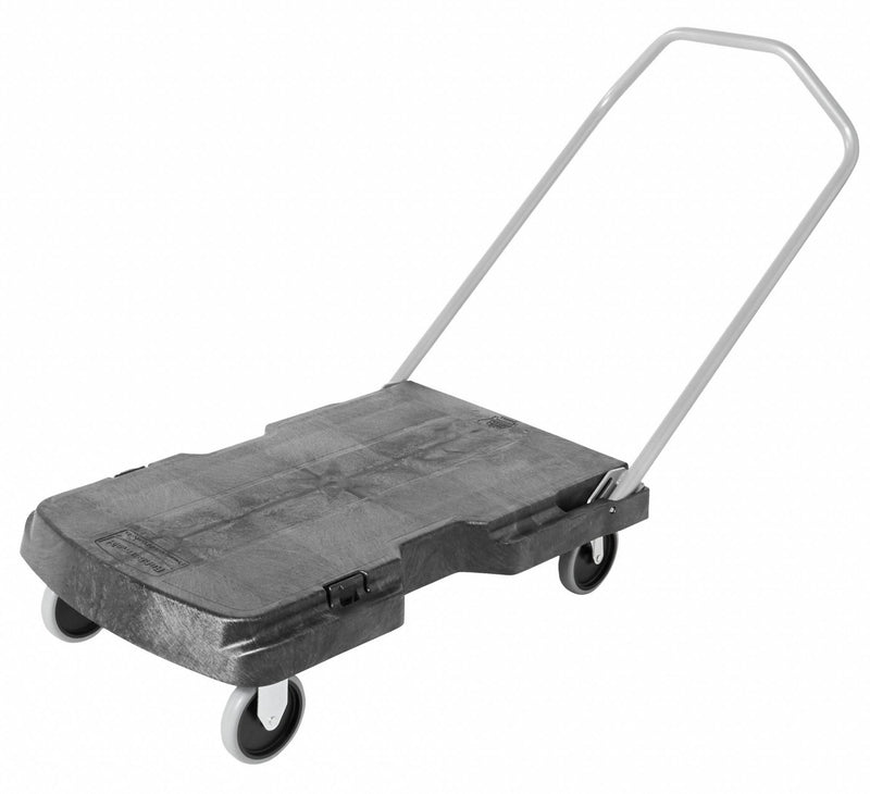Rubbermaid Trolley/Dolly, 500 lb Load Capacity, 32 1/2 in x 20 1/2 in x 7 in - FG440100BLA