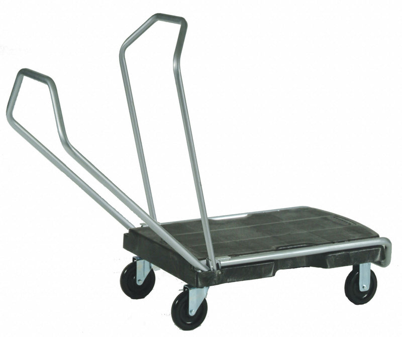 Rubbermaid Trolley/Dolly, 500 lb Load Capacity, 32 1/2 in x 20 1/2 in x 7 in - FG440100BLA