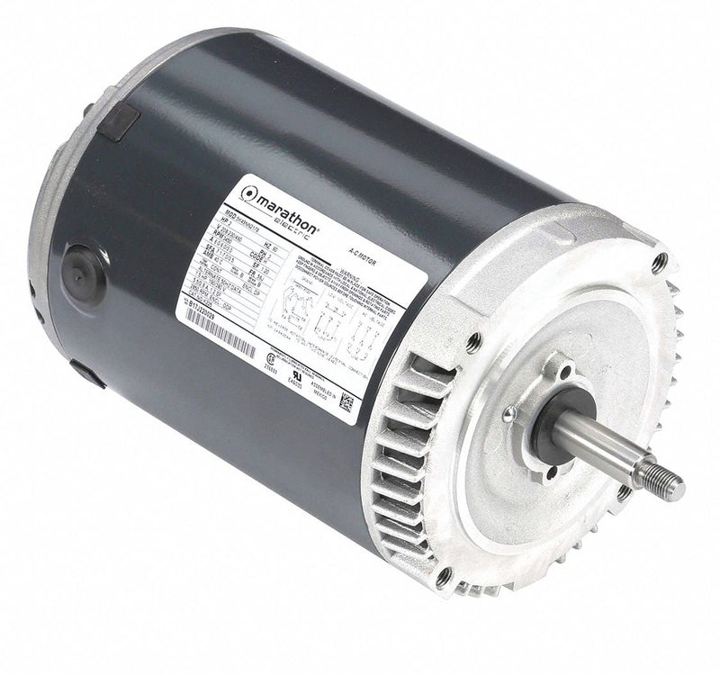 Marathon Motors 2 HP Jet Pump Motor, 3-Phase, 3450 Nameplate RPM, 208-230/460 Voltage, 56J Frame - 5K49NN2178