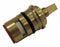 Moen Hot Cartridge, Fits Brand Moen, Ceramic, Chrome Finish - 52000