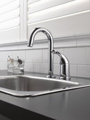 Delta Chrome, Gooseneck, Bar Faucet, Manual Faucet Activation, 1.50 gpm - 1903DST