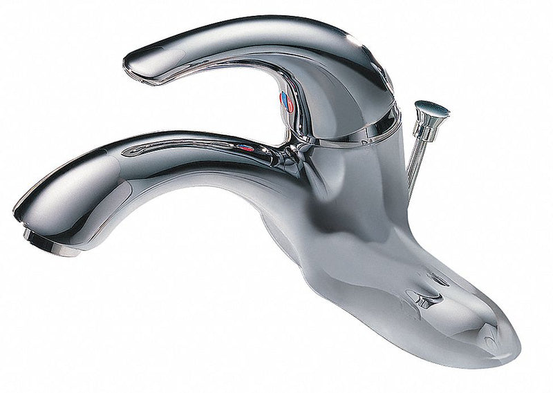 Delta Chrome, Low Arc, Bathroom Sink Faucet, Manual Faucet Activation, 1.5 gpm - 22C331