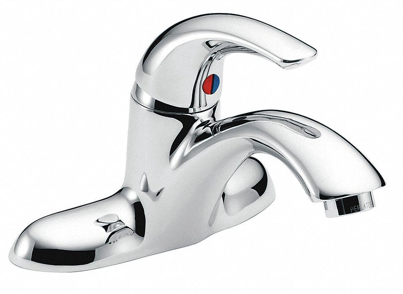 Delta Chrome, Low Arc, Bathroom Sink Faucet, Manual Faucet Activation, 1.50 gpm - 22C131